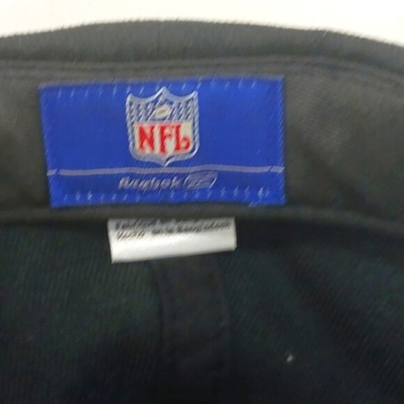 NFL Reebok Y2K Carolina Panthers Flame Cap/Hat Vintage Embroidered Hook&Loop - Picture 3 of 9
